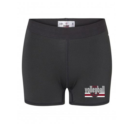 PHS Girls Volleyball Women’s 3" Pro-Compression Shorts